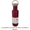 Botella acero inoxidable Classic 800 ml morada, con tapón sport - Klean Kanteen