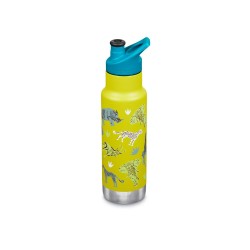 Botella térmica 355 ml infantil safari, con tapón sport - Klean Kanteen