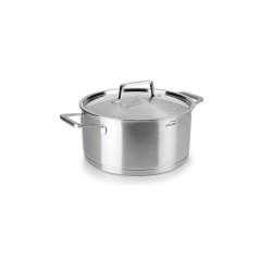 Olla de acero inoxidable con tapa de acero, foodie, 20 cm - Lacor