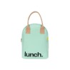 Bolsa porta alimentos de algodón orgánico, Lunch, verde - FLuf