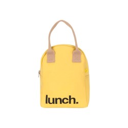 Bolsa porta alimentos de algodón orgánico, Lunch, amarillo - Fluf