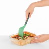 Espátula de silicona platino, plana y flexible - Lekue