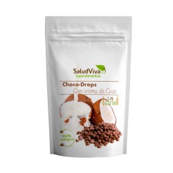 Gotas de chocolate con crema de coco ecológicas - Salud Viva
