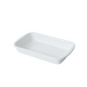 Fuente de acero esmaltado para horno, grande, blanca, 2,2 litros - Riess