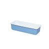 Molde rectangular de acero esmaltado azul 30 cm, 1,7 litros - Riess