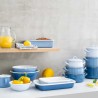 Molde rectangular de acero esmaltado azul 30 cm, 1,7 litros - Riess