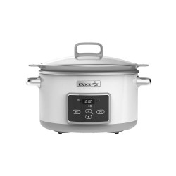 Crock Pot 5 litros con temporizador Duraceramic Sauté - Outlet