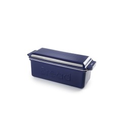 Horno cerámico rectangular para pan, 1,5 litros, azul - Ibili