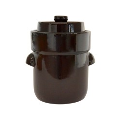 Frasco de fermentación de cerámica, marrón, 10 litros - Schmitt