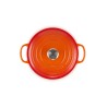 Cocotte de hierro colado esmaltado, color volcánico, 20 cm - Le Creuset