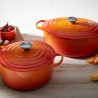 Cocotte de hierro colado esmaltado, color volcánico, 20 cm - Le Creuset