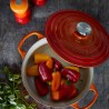 Cocotte de hierro colado esmaltado, color volcánico, 20 cm - Le Creuset