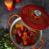 Cocotte de hierro colado esmaltado, color volcánico, 20 cm - Le Creuset