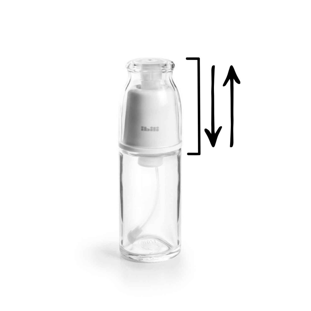 Pulverizador de aceite de cristal 170 ml, de Ibili