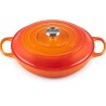 Cazuela cocotte de hierro colado esmaltado, color volcánico, 30 cm - Le Creuset