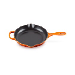 Sartén skillet de hierro colado esmaltado, color volcánico, 23 cm - Le Creuset