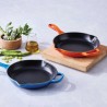 Sartén skillet de hierro colado esmaltado, color volcánico, 23 cm - Le Creuset