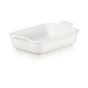 Fuente de cerámica gres esmaltada para horno, color merengue, 2,4 litros - Le Creuset