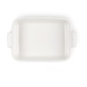 Fuente de cerámica gres esmaltada para horno, color merengue, 2,4 litros - Le Creuset