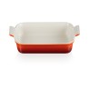 Fuente de cerámica gres esmaltada para horno, color cereza, 2,4 litros - Le Creuset