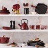 Fuente de cerámica gres esmaltada para horno, color negro, 4 litros - Le Creuset