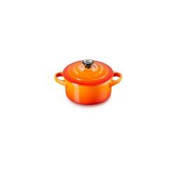 Mini cocotte de cerámica gres esmaltada, color volcánico, 10 cm - Le Creuset