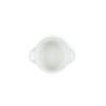 Mini cocotte de cerámica gres esmaltada, color merengue, 10 cm - Le Creuset