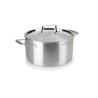 Olla de acero inoxidable con tapa de acero, foodie, 28 cm - Lacor