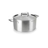 Olla de acero inoxidable con tapa de acero, foodie, 26 cm - Lacor