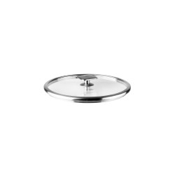 Tapa de cristal de seguridad con regulador de vapor, combi, 14 cm - Lacor