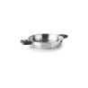Sartén de acero inoxidable, sin mango, combi, 24 cm - Lacor