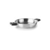 Sartén de acero inoxidable, sin mango, combi, 28 cm - Lacor