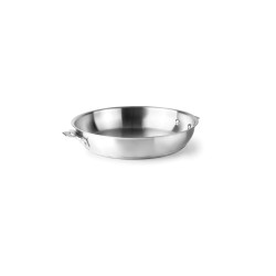 Sartén de acero inoxidable, sin mango, combi, 32 cm - Lacor