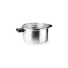 Olla de acero inoxidable, sin asas, combi, 18 cm - Lacor
