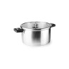 Olla de acero inoxidable, sin asas, combi, 24 cm - Lacor