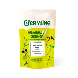 Semillas de brócoli raab para germinar, ecológicas