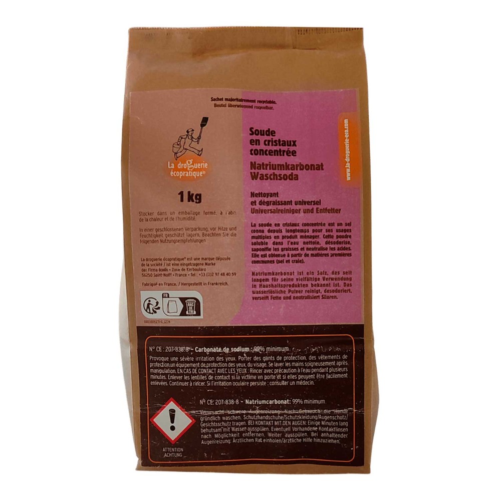 Acide Citrique 1 Kg - Anti-calcaire écologique Pour Lave-linge, Cafetière, Surfaces - La Droguerie Écologique