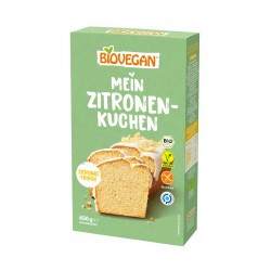 Pastel de limón con glaseado, sin gluten, ecológico - Biovegan