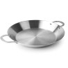 Paellera de acero inoxidable, trichef, 34 cm  - Lacor