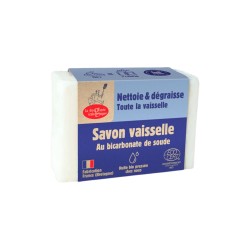 Jabón para lavar platos con bicarbonato de sodio, ecológico, 150 g - La Droguerie Écologique