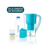 Jarra Alkanatur filtradora de agua baja emisión de magnesio con filtro de coco
