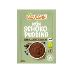 Pudin de chocolate sin gluten, ecológico - Biovegan