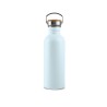 Botella de acero inoxidable, 750 ml, azul - Bambaw