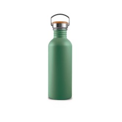 Botella de acero inoxidable, 500 ml, verde - Bambaw