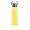 Botella térmica de acero inoxidable, 1000 ml, amarilla - Bambaw