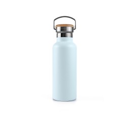 Botella térmica de acero inoxidable, 350 ml, azul - Bambaw