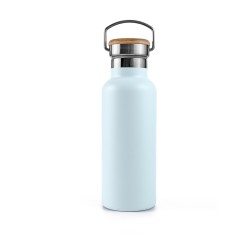 Botella térmica de acero inoxidable, 750 ml, azul - Bambaw