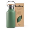 Botella térmica de acero inoxidable, 350 ml, verde - Bambaw