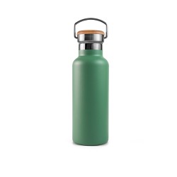 Botella térmica de acero inoxidable, 750 ml, verde - Bambaw