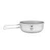 Bol de titanio con asa plegable, 400 ml - Keith